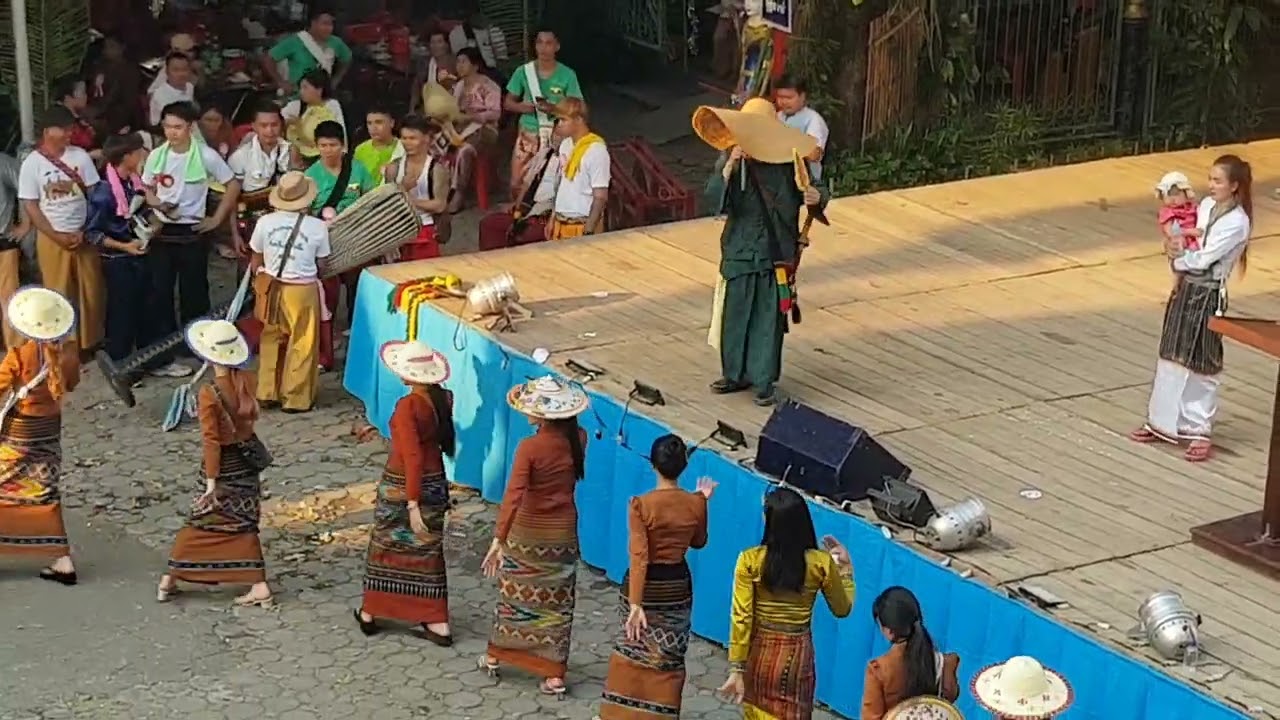 Festlig dans vid Poy Sang Long, Wat Ku Tao mars 2023