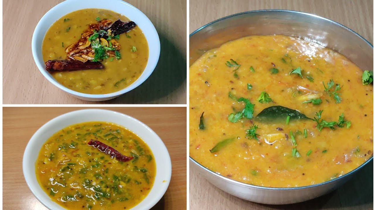 3 easy dal recipes/Sharadhini's kitchen
