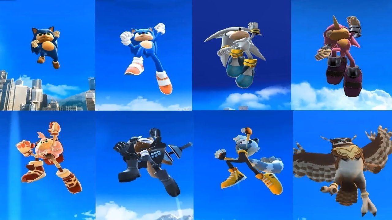 SONIC DASH WHISPER VS All Star Amy TANGLE  Longclaw Baby Sonic  TEEN SONIC Silver  ESPIO New Update