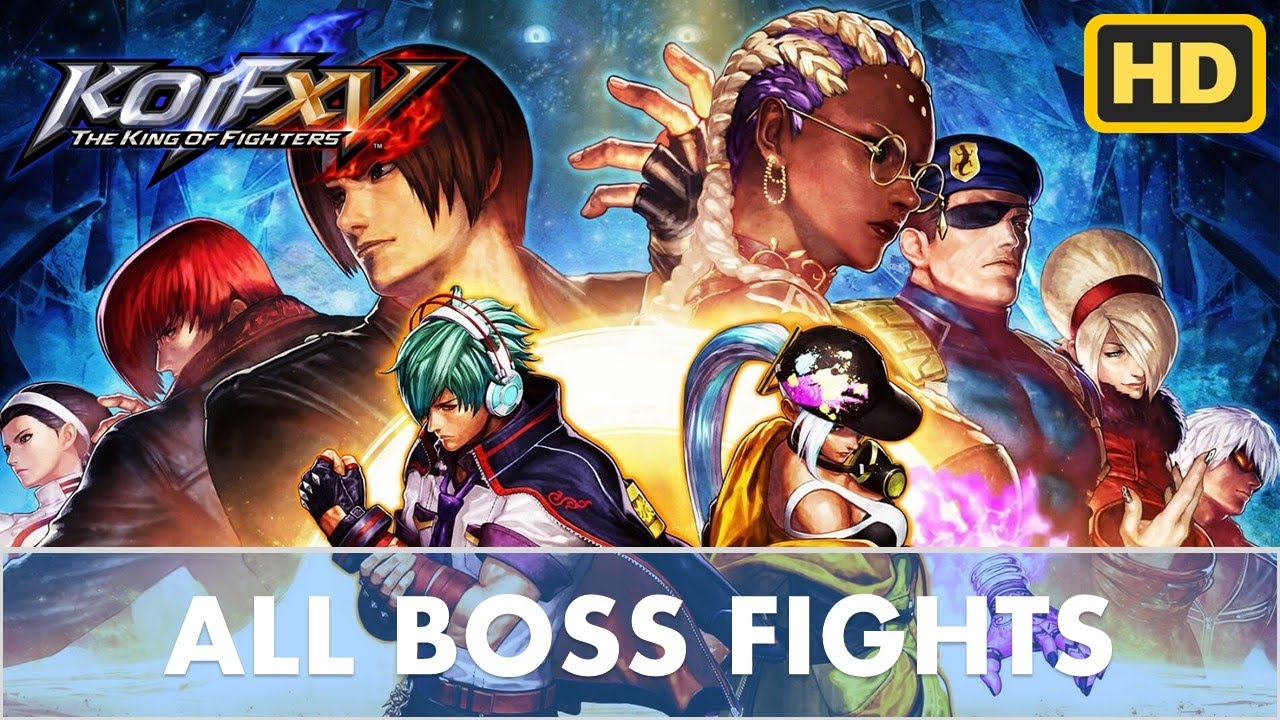 The King of Fighters XV 15: All Boss Fights (60fps)
