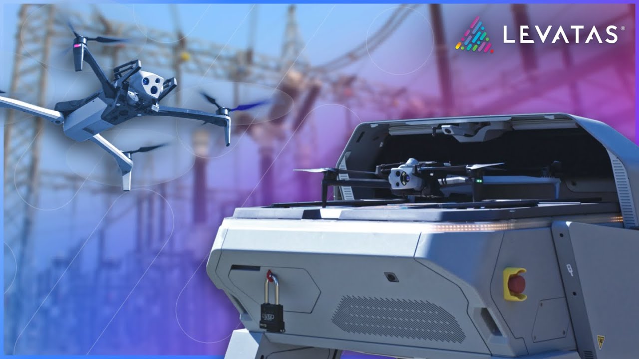 Levatas + Skydio In-Flight AI with Skydio X10 and Dock