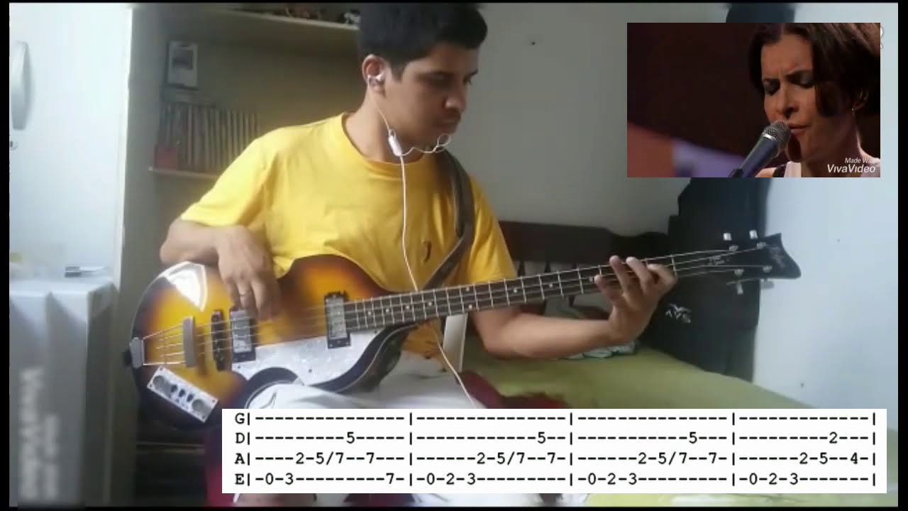 Fullgás - Marina Lima BASS COVER  + TABS