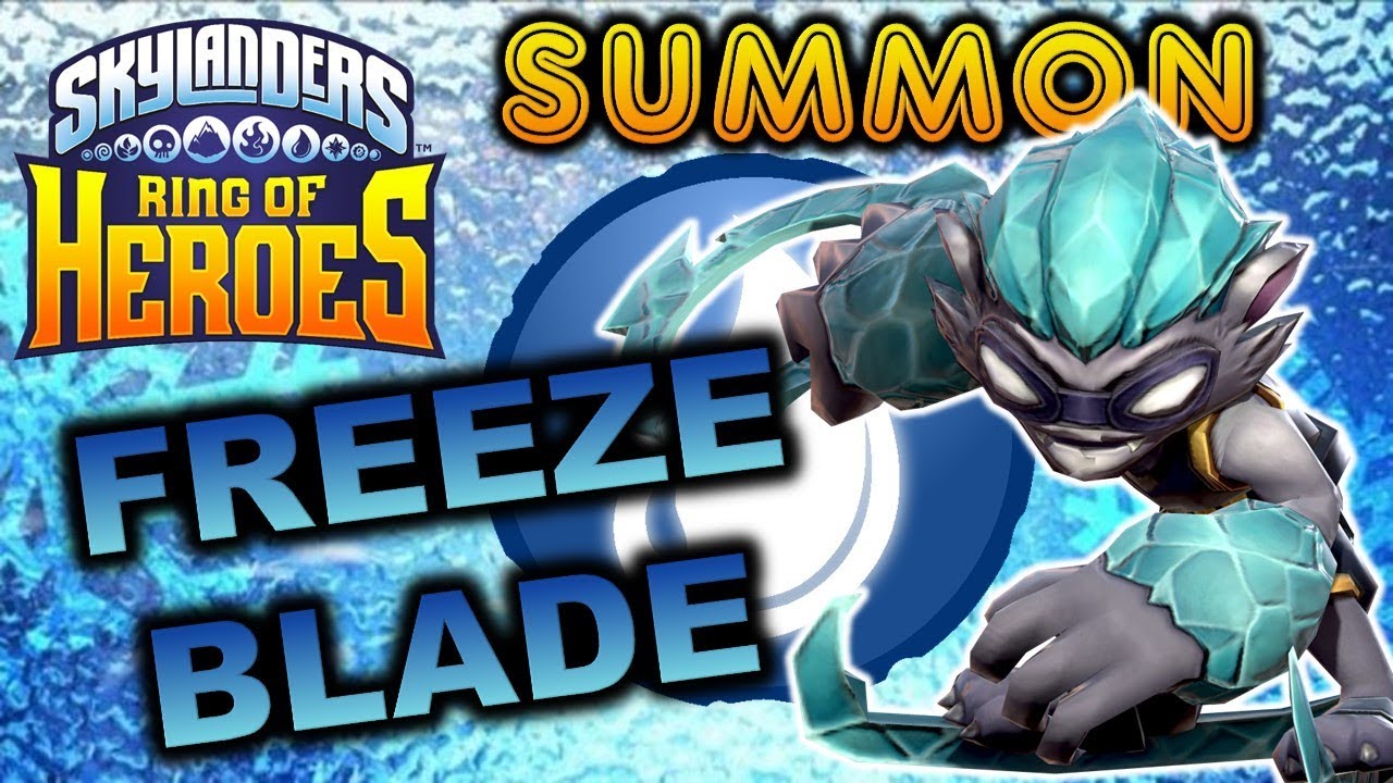 FREEZE BLADE - Character SUMMONING & Showcase | Skylanders: Ring Of Heroes!