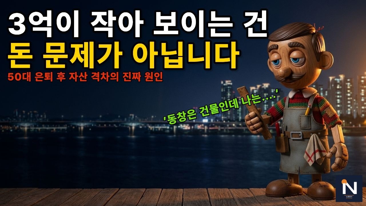 3억 있는데 왜 뒤처지는 기분이 들까요 | 50대 은퇴 후 자산 격차의 진짜 원인 [동기부여][짧은명언]