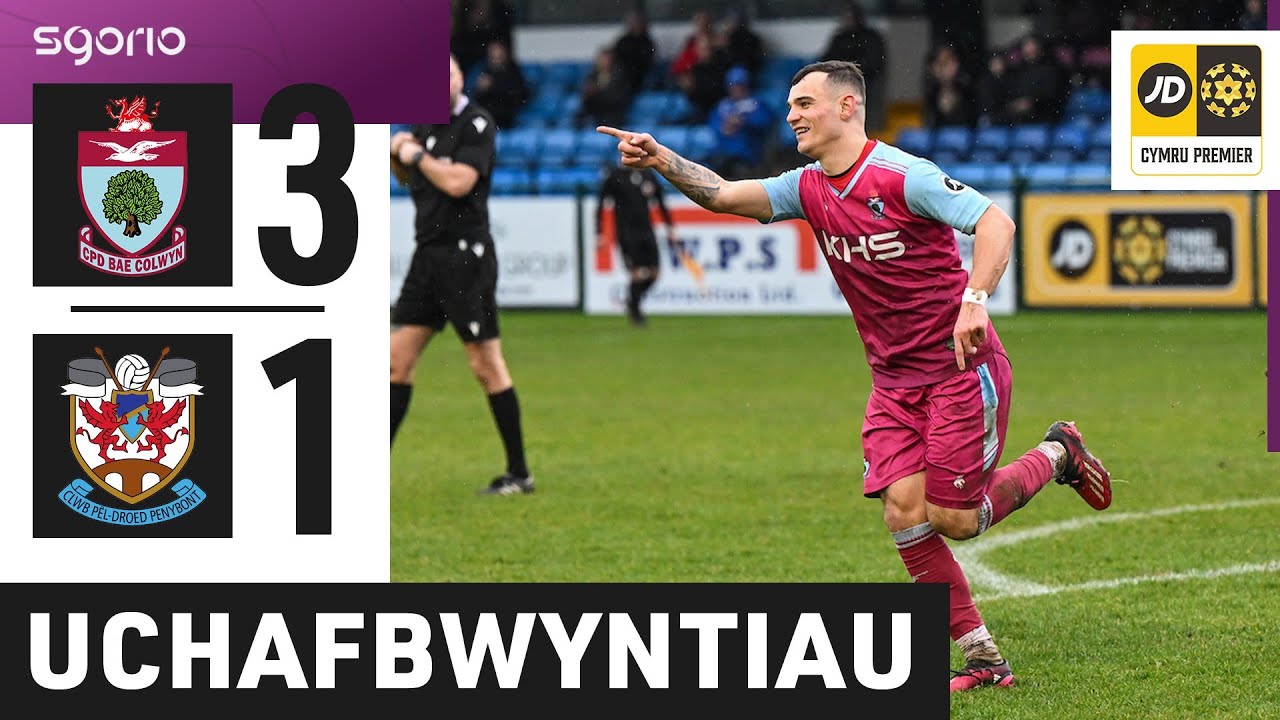 Uchafbwyntiau | Highlights: Bae Colwyn 3-1 Pen-y-bont | Cymru Premier JD