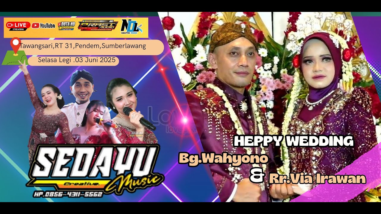 Live SEDAYU MUSIC//PRAST AUDIO//DUTA HD MONDOKAN Tawangsari Pendem Sumberlawang Sragen 03 Juni 2025
