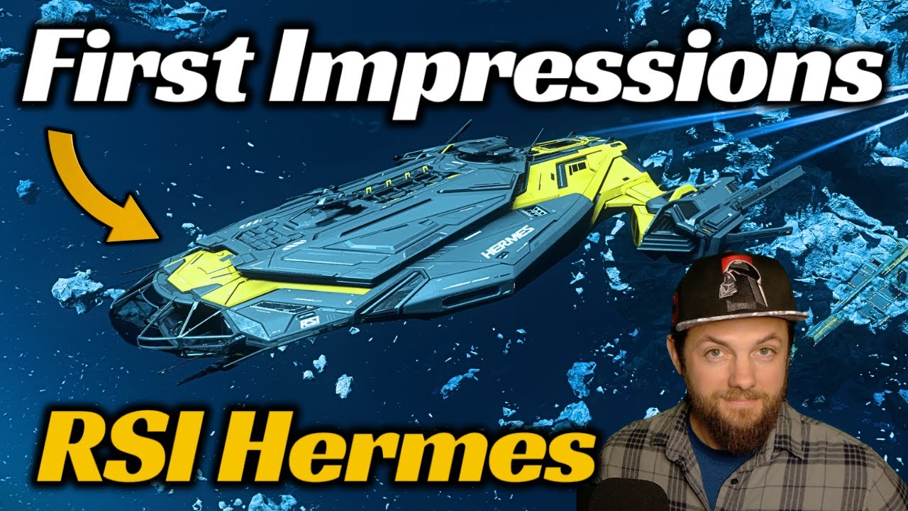 New Cargo Hauling Ship! RSI Hermes First Impressions & Review in Star Citizen 4.6