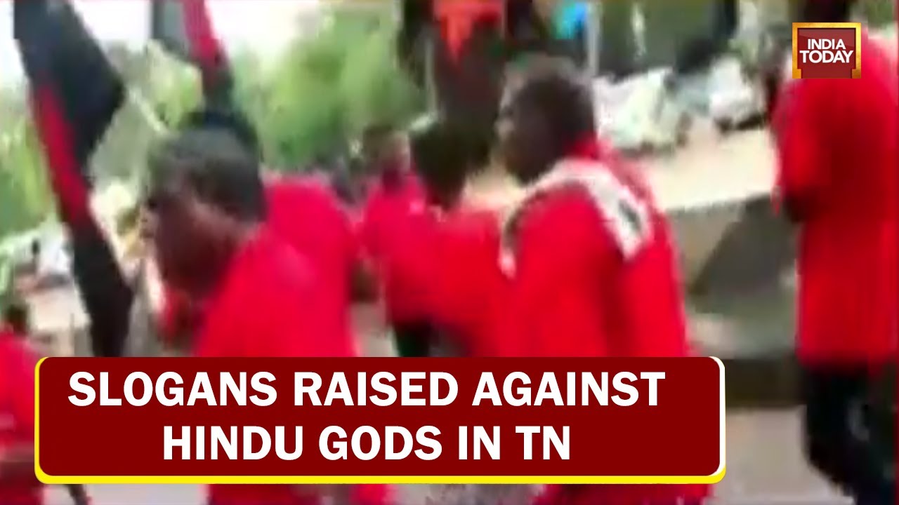 TN Communal Faceoff: Slogans Raised Against Hindu Gods At Dravidar Kazhagam Rally