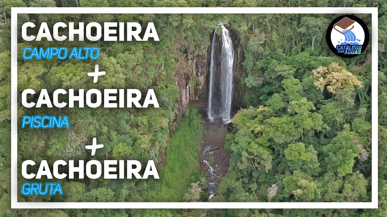 #40 - Cachoeira Campo Alto - Piscina - Gruta | União da Vitória - PR | Catálogo das Águas