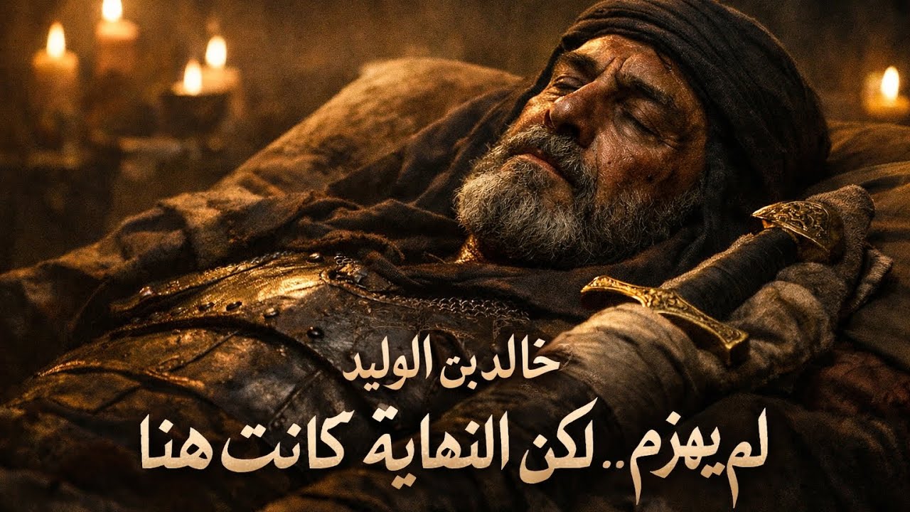 الرجل الذي لم يُهزم في معركة ومات وهو يبكي! سيف الله المسلول كما لم تسمعها من قبل 🔥