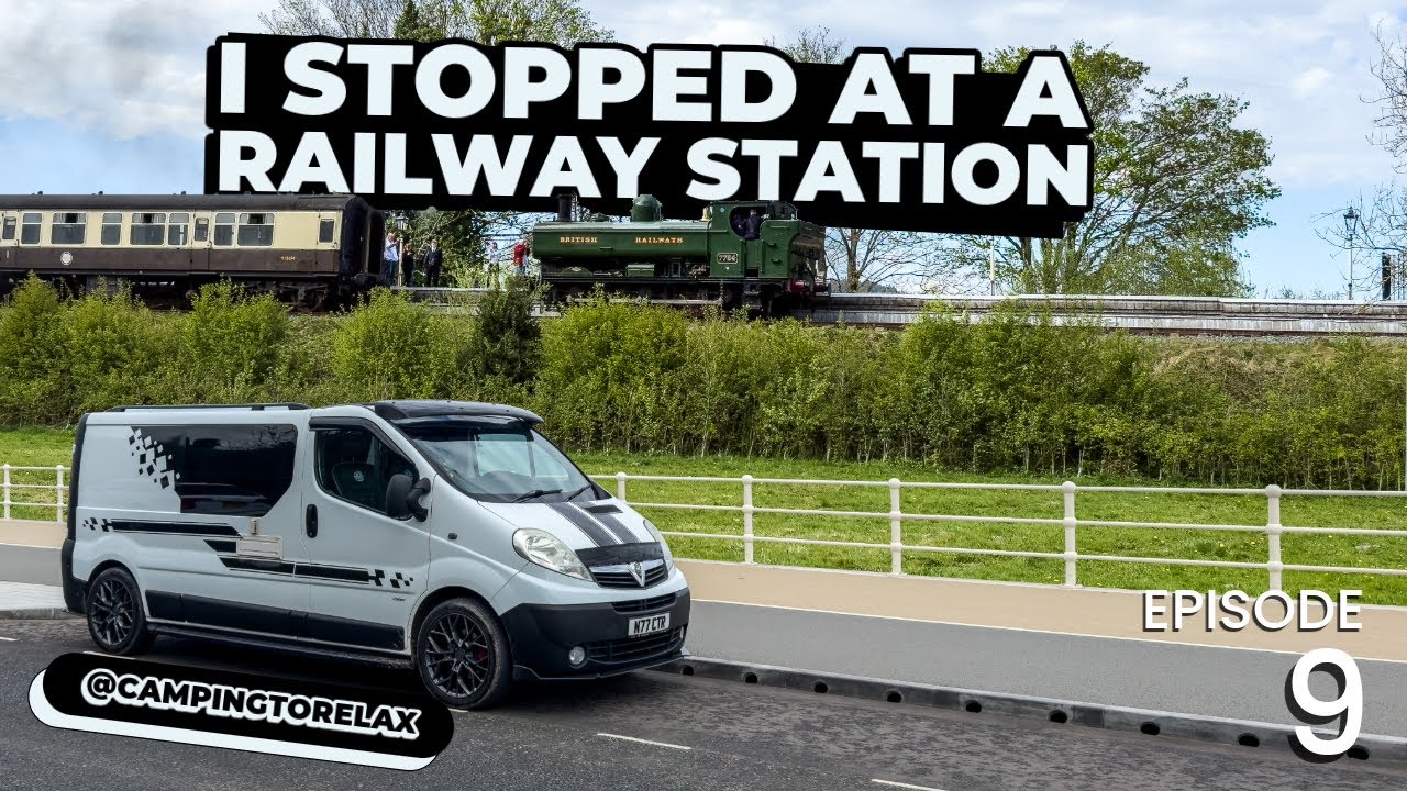 I STOPPED AT A RAILWAY STATION - Camping To Relax Episode 9