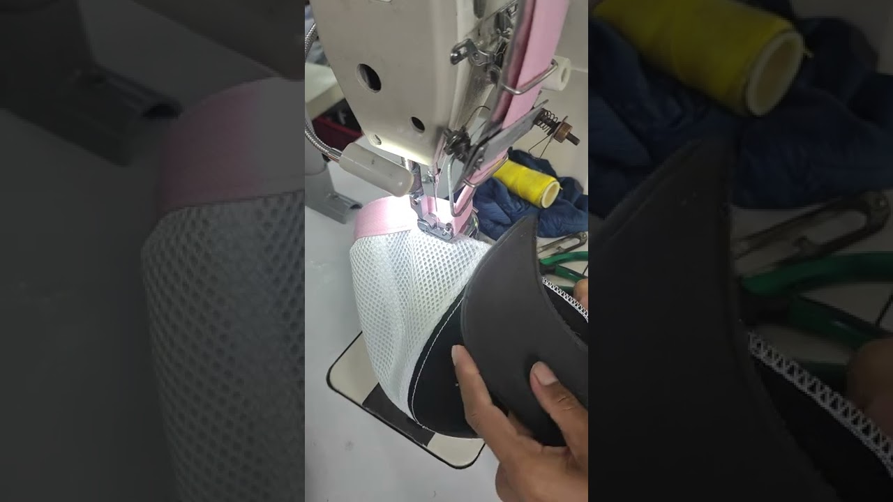 Máy trụ nhẹ đầu vuông may nón 2 trong 1 .