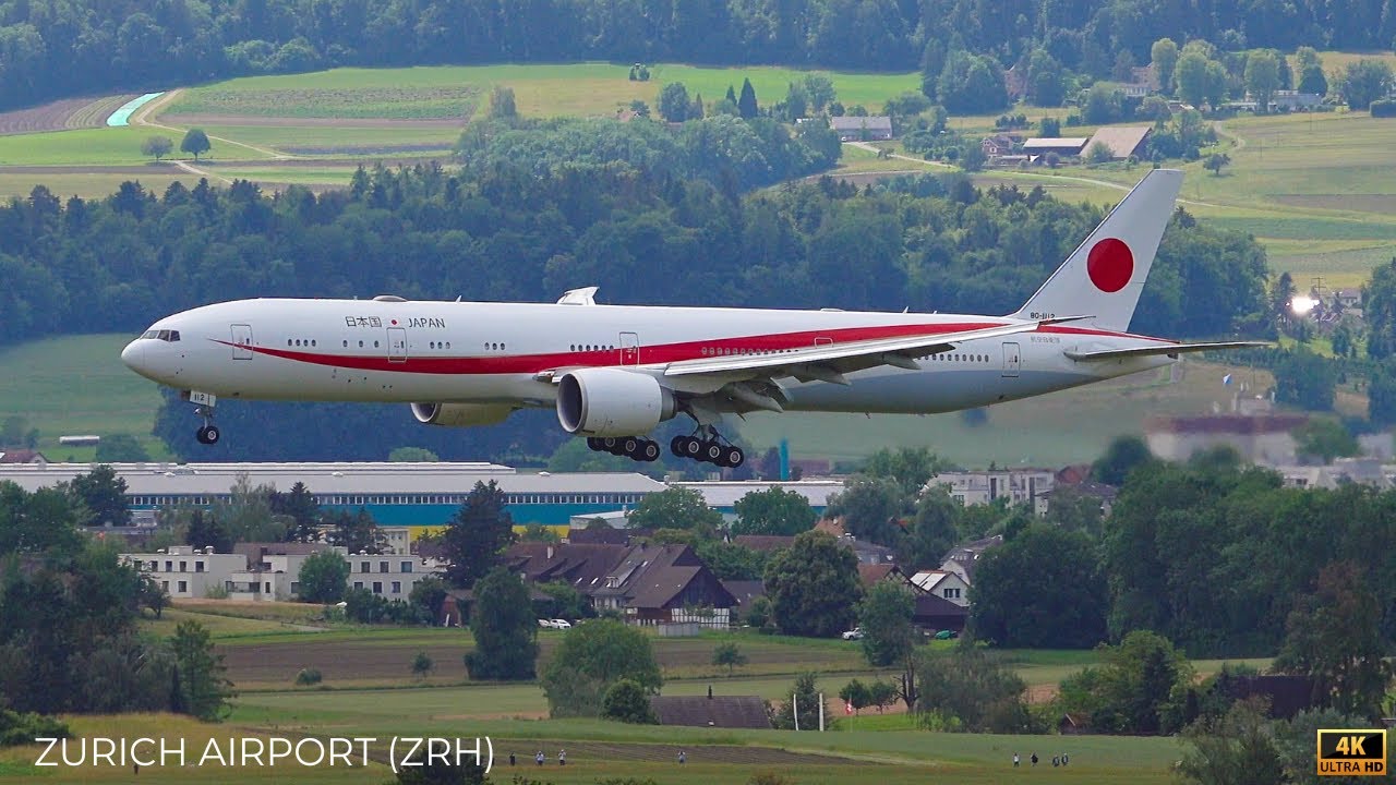 20 Minutes ZURICH GOVERNMENT Plane Arrivals | Zurich Airport (ZRH/LSZH) 🇨🇭