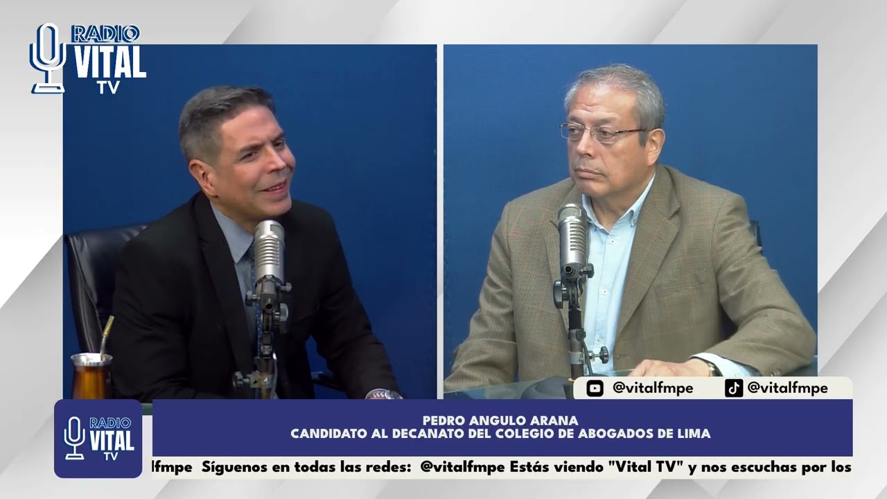 TUS DERECHOS - Invitado:Pedro Angulo Arana - Candidato al Decanato del Colegio de Abogados de Lima