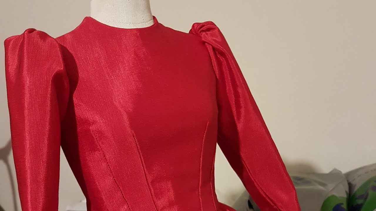 Creating a half scale victorian 'costume' boned bodice and skirt