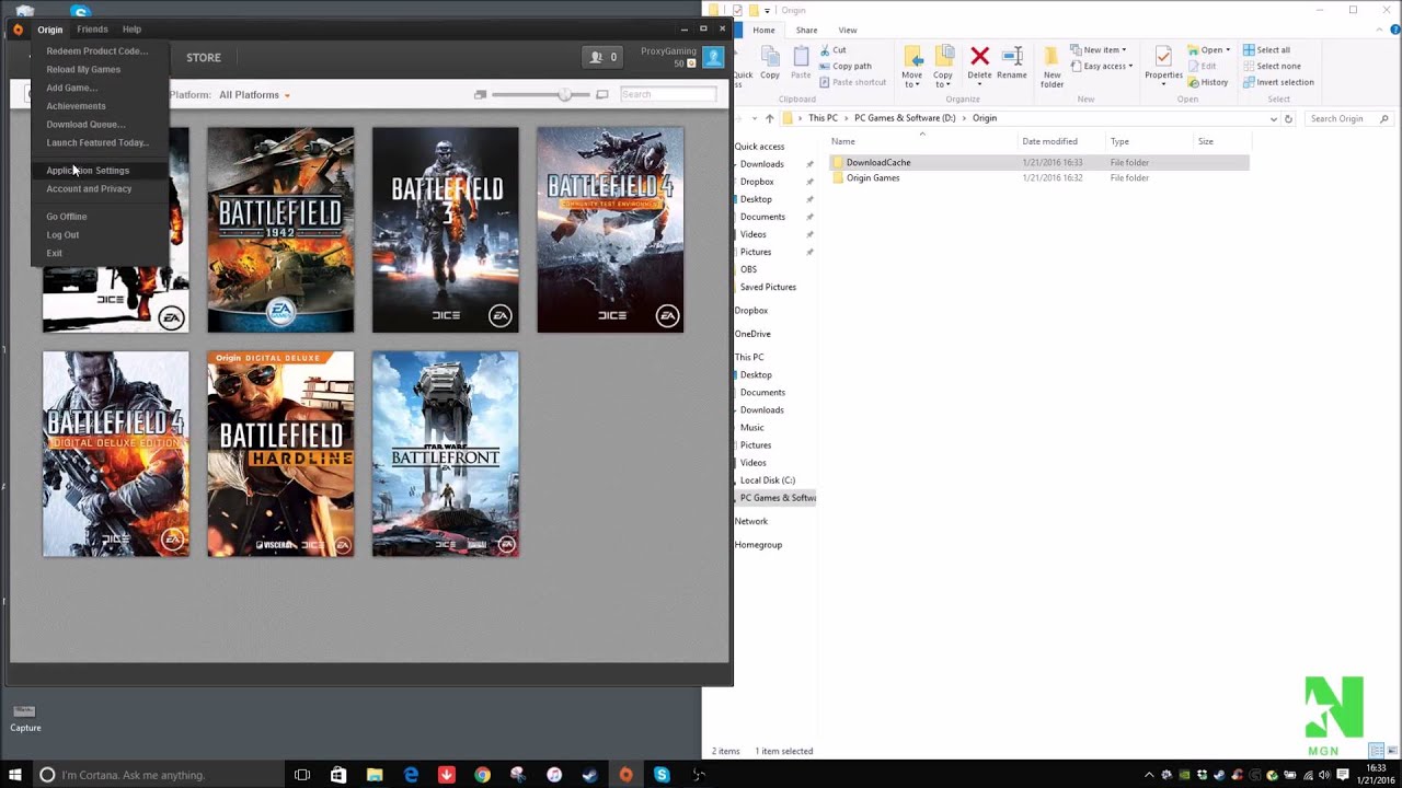 ★ How to Install Origin Games on Another Disk