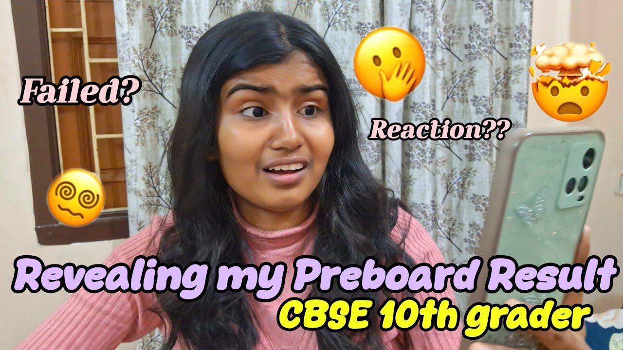 MY SHOCKING PREBOARDS RESULTS as a CBSE 10th grader | Class 10 CBSE Boards | Preboard Result 
