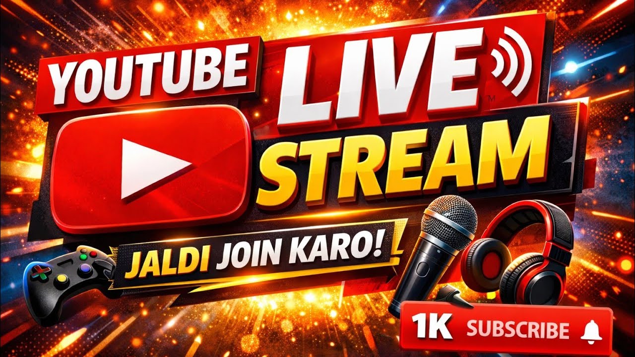 Vishal Yt Gamar is live!🔴 you tube channel me live stream 🔴 support me bhai 🙏🏻 1k subscribe please