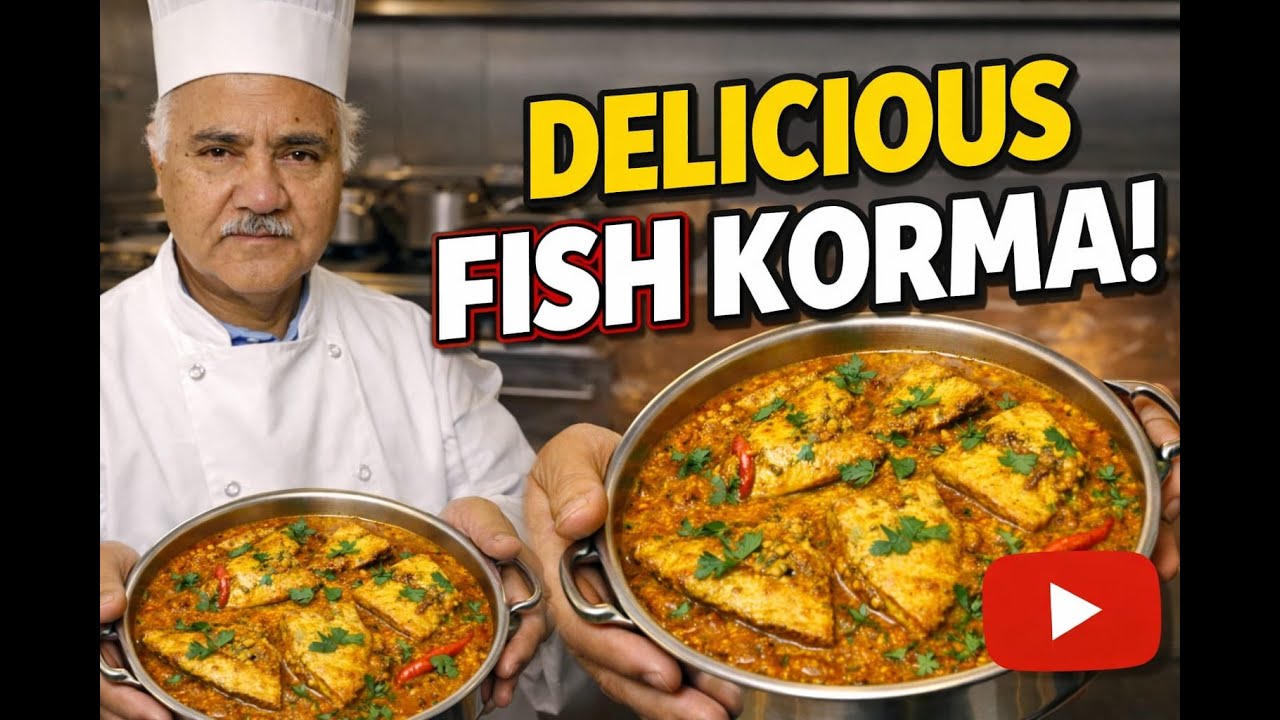 Delicious fish korma