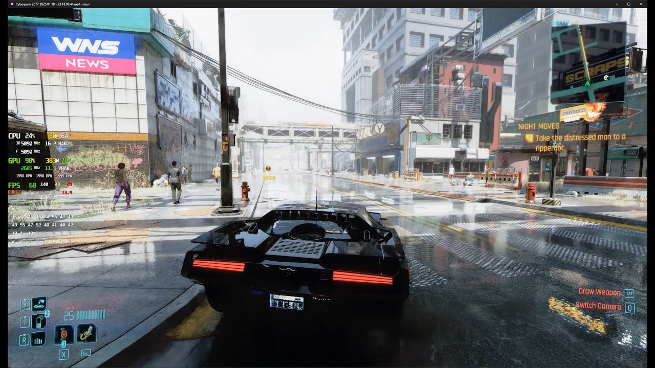 Dreampunk 2077 Quick Test | Ryzen 9 7950X3D/RTX 4090 |