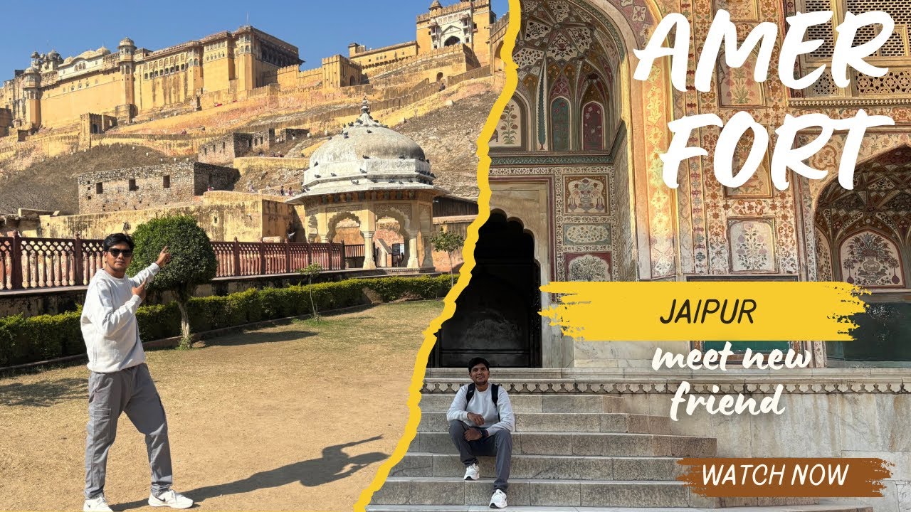 #Amerfortjaipur!!Meet new friend in fort!!how to rech fort!!about fort information!!