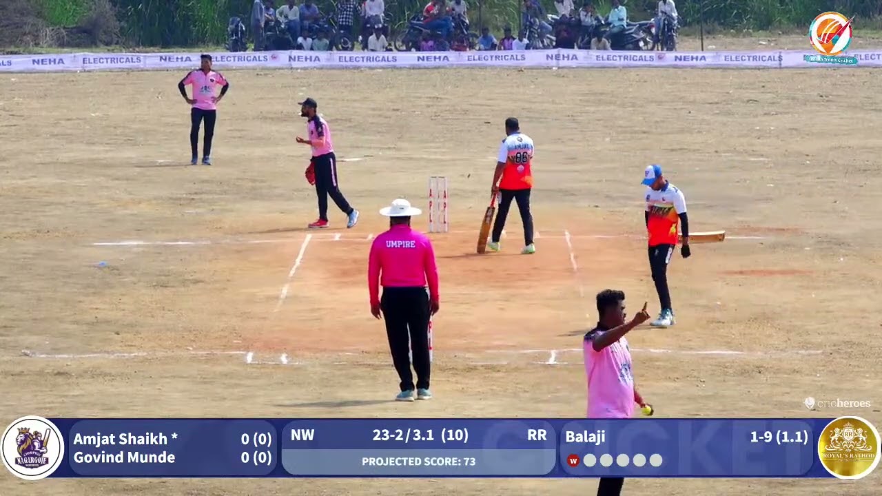 nagargoje warrior vs royals rathod match at Amdar Premier League (A.P.L) Kinwat | 2026 |