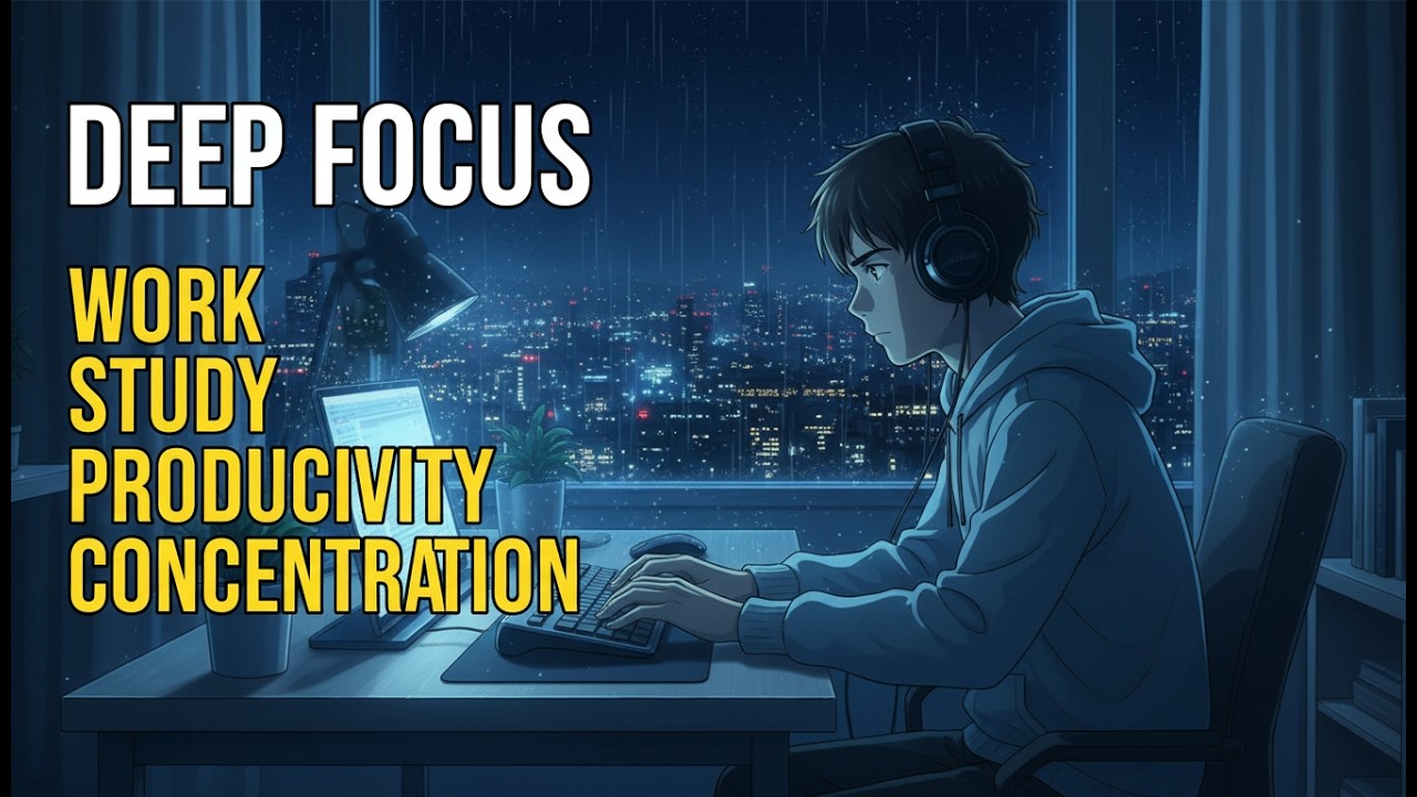 🔴 LIVE –  Focus Mode Activated for Study – Live