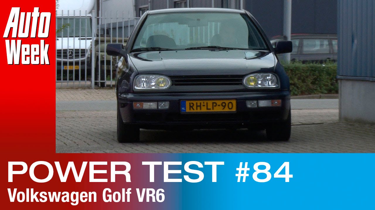 Op de rollenbank - VW Golf VR6