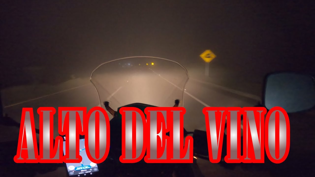 Peaje Siberia - El Vino | Vstrom 650 XT 2023 | Viaje relámpago en la noche