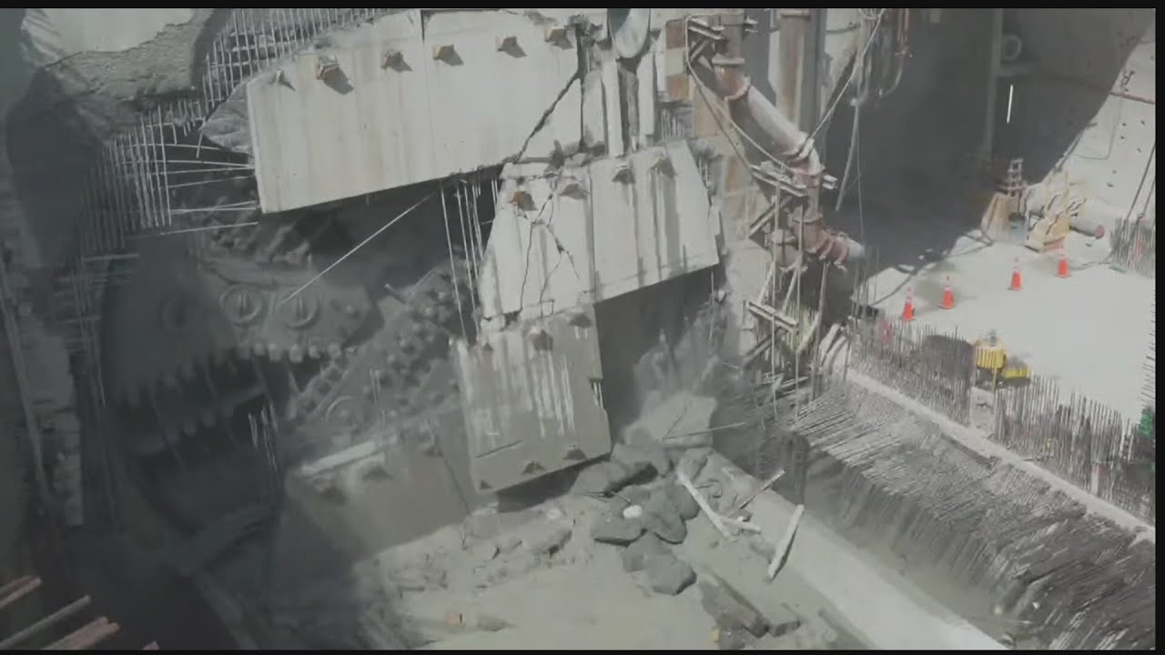 Mary the Tunnel Boring Machine breaks through on second tunnel for HRBT expansion project