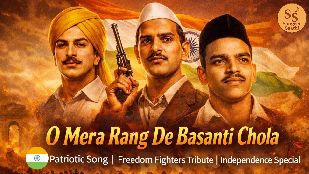 O Mera Rang De Basanti Chola 🇮🇳 | Desh Bhakti Song | Shaheed Tribute | Independence Special Song