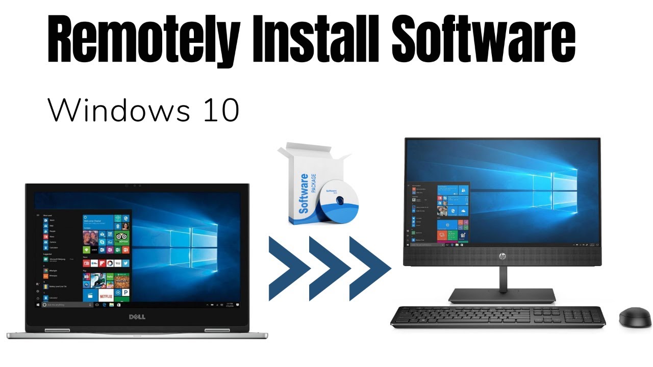 Windows 10/11: как установить программное обеспечение удаленно