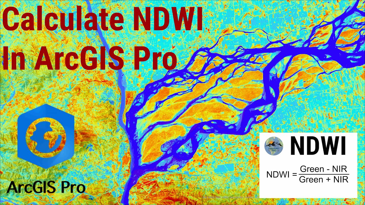 Как рассчитать NDWI в ArcGIS Pro | Извлечение водоёмов, преобразование в полигон и расчёт площади