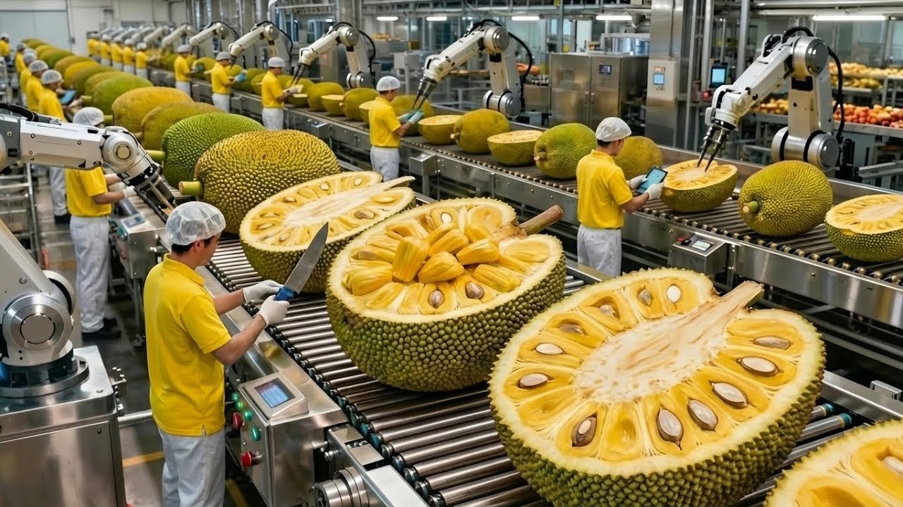 Dentro de una Fábrica Moderna de Jackfruit: Del Fruto Entero al Producto Listo para Comer