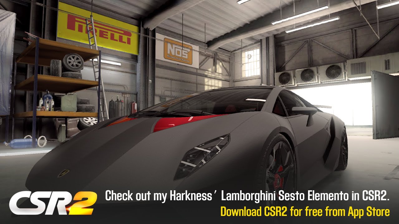 【CSR2】Harkness' Sesto Elemento, shift & tune for 7.381 (slow motion)