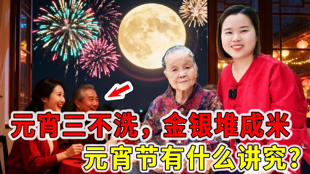 “元宵三不洗，金银堆成米”，双火红马年的元宵节有什么讲究？