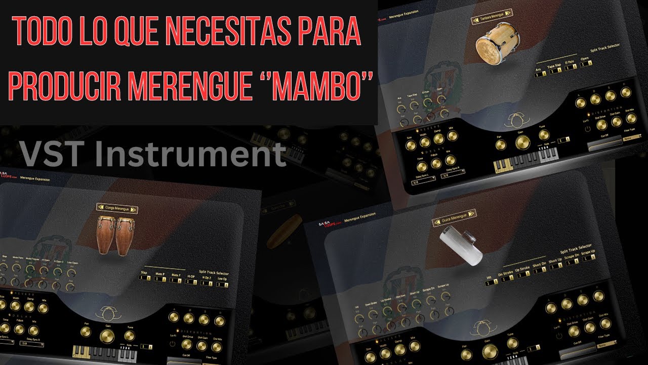 ✅ TODO lo que necesitas para Producir Merengue ''Mambo'' VST de percusión con Sonido REAL❗️