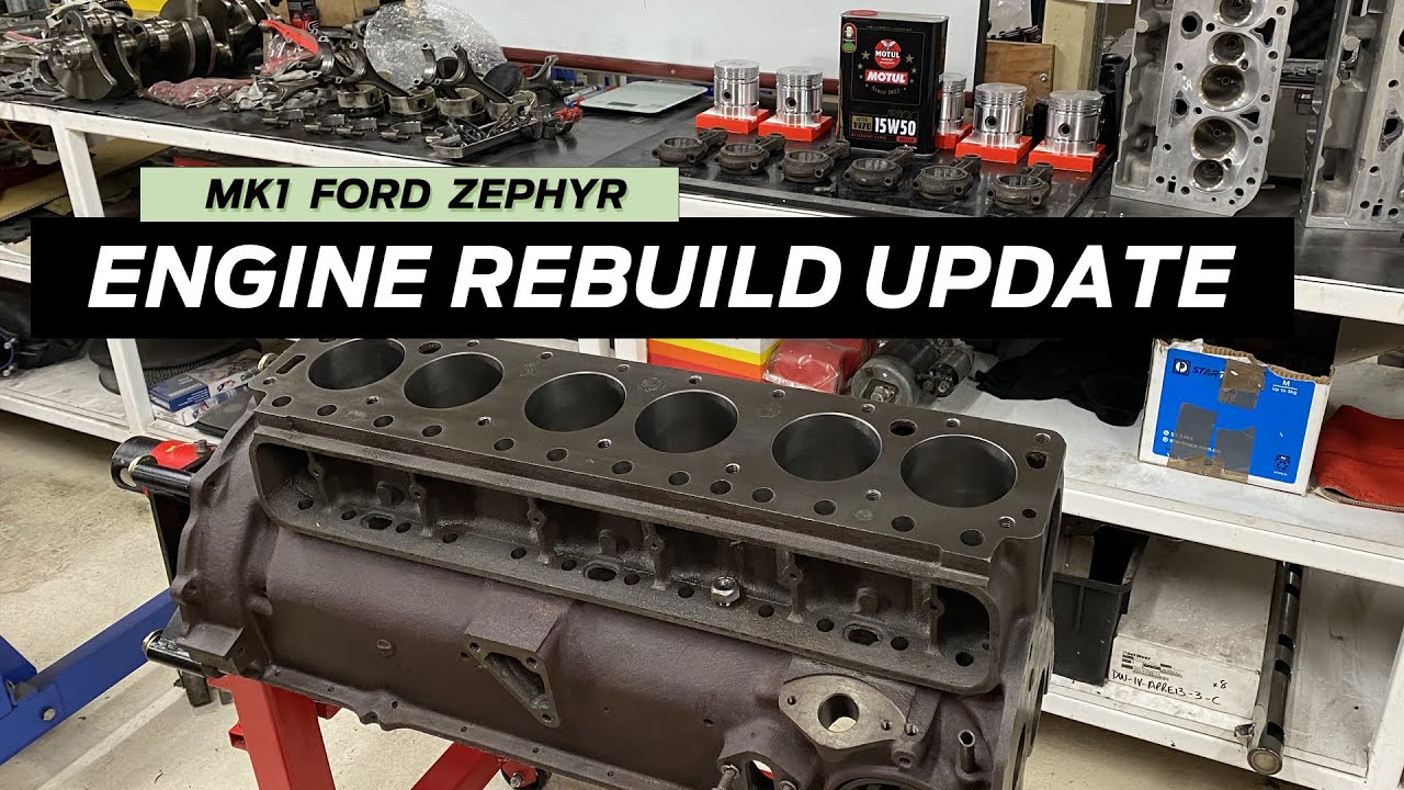Zephyr 6 Engine rebuild update at DeveloPro | Ford Zephyr Restoration