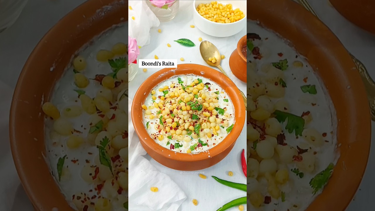 Boondi's Raita ✨😋 #indiansidedish