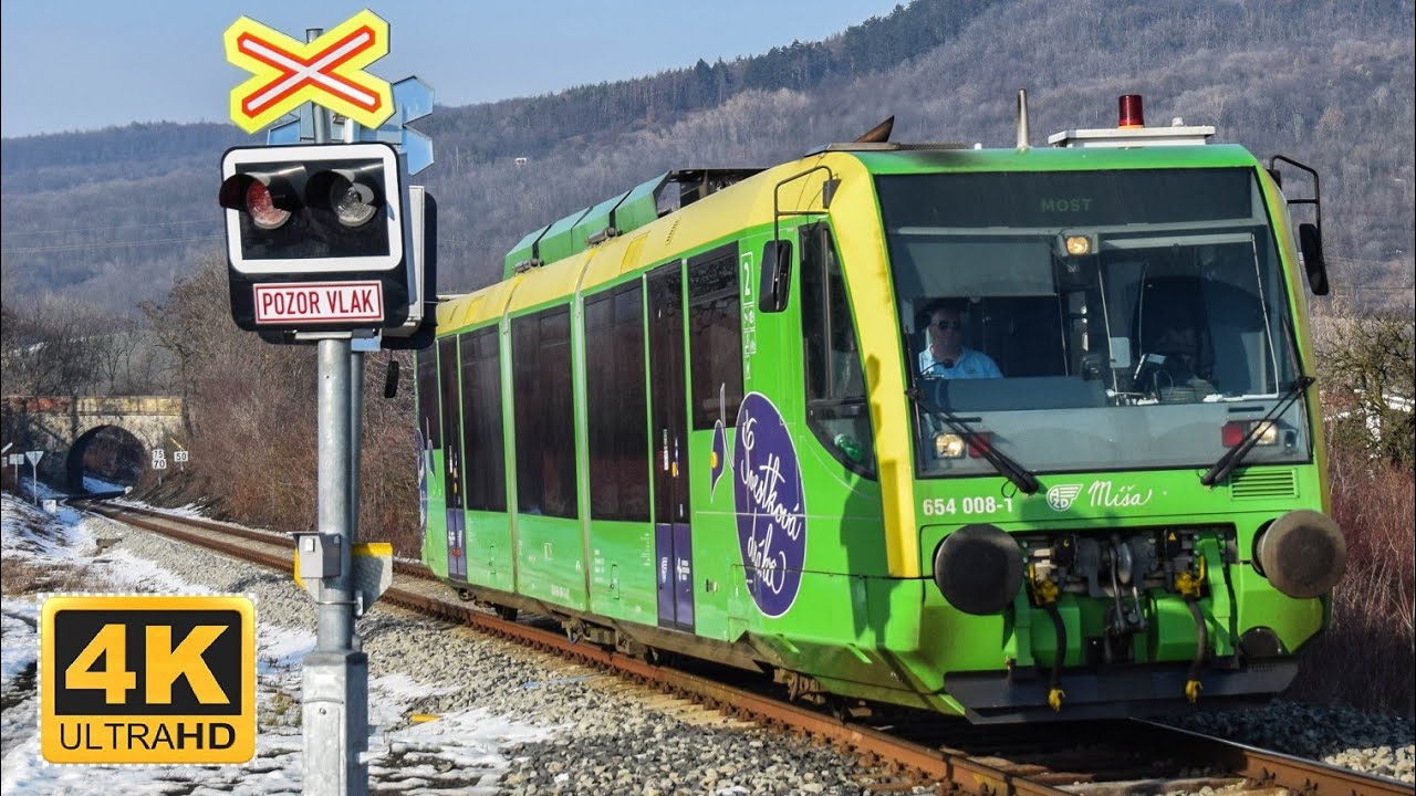 Švestková dráha - vlaky AŽD Praha - trať 113. 20.2.2021