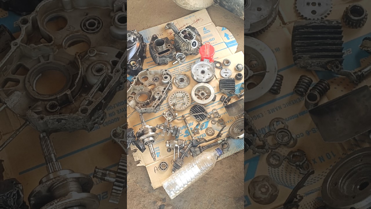 Bike Ki Full Engine Fhitig | How To Repair Bike Engine 
