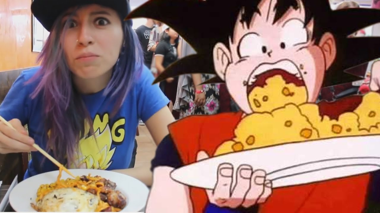 EAT LIKE GOKU at Dragon Ball Z Restaurant, 