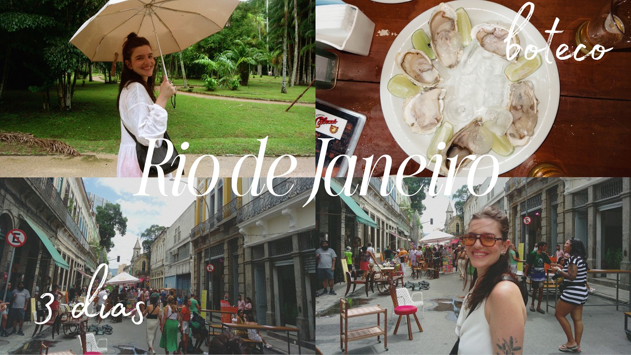 Vlog Rio de Janeiro: 4 dias, chuva, boteco, compras, feira do lavradio, bondinho