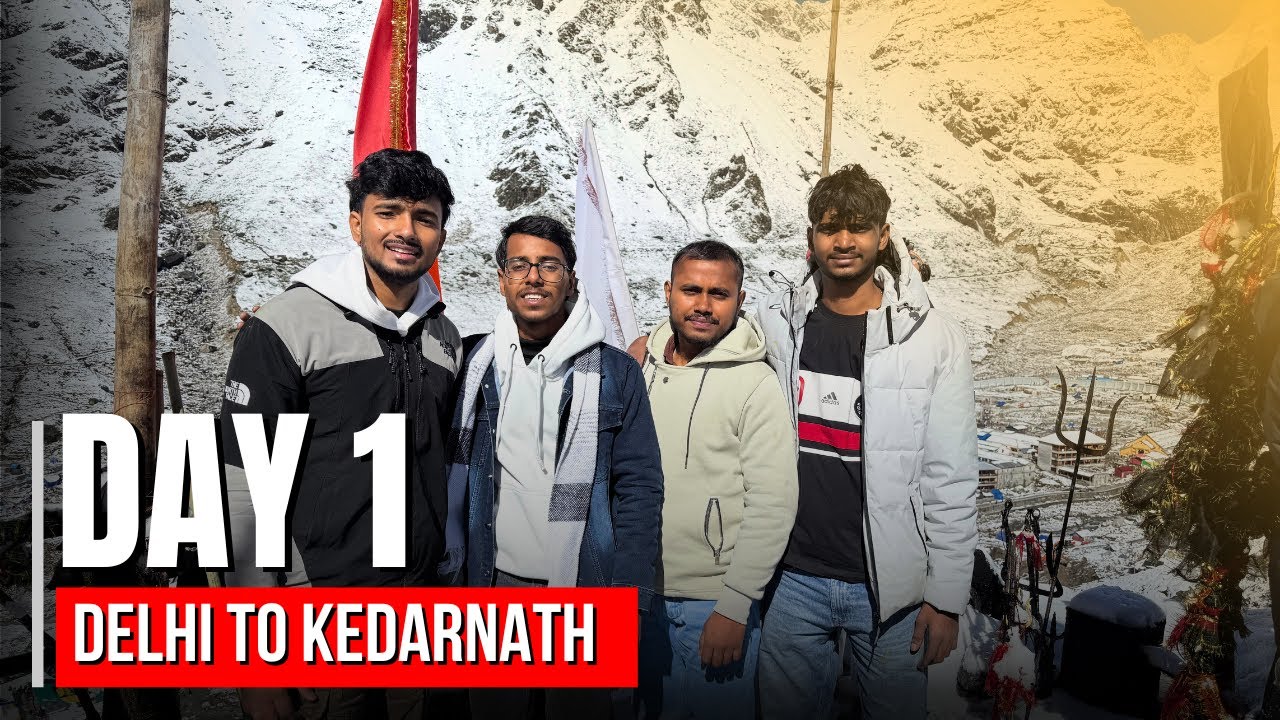 Day 1 | Delhi to Kedarnath Trip | Two River Sangam at Mundkatiya | Uttarakhand Road Journey Vlog