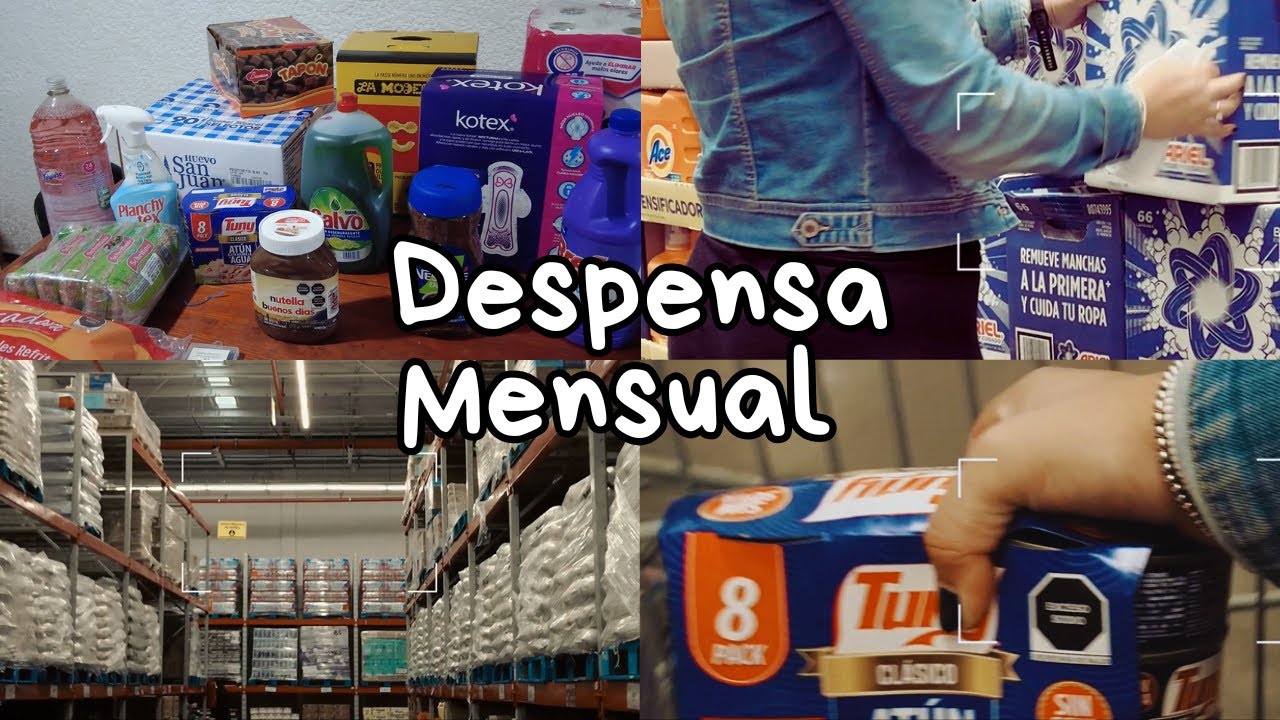 DESPENSA MENSUAL / FAMILIA DE 4 ESTA ES NUESTRA DESPENSA/COMPRAS TIENDA Y MAS .....