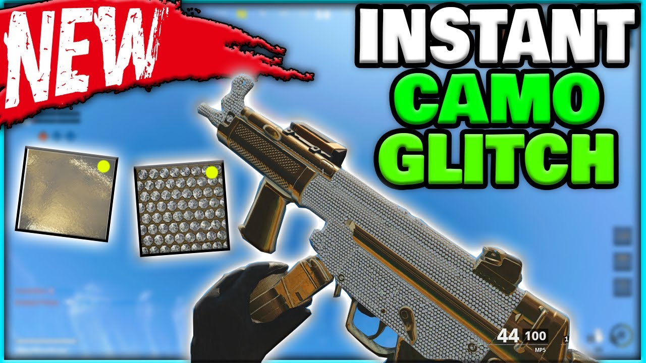 INSTANT CAMO UNLOCK GLITCH! UNLOCK CAMOS INSTANT AFTER PATCH! COLD WAR INSTANT CAMO GLITCH!