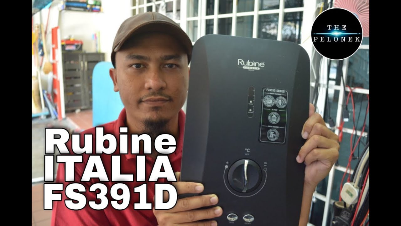 Baiki/repair water heater Ep.33: Rubine FS391D, lampu power hijau menyala kejap dan kemudian mati.