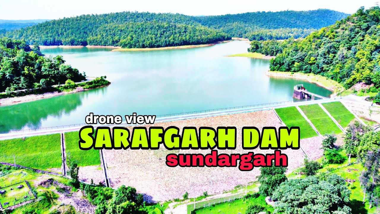 sarafgarh dam  sundargarh odisha best picnic SPOT boating park  sundargarh  drone view