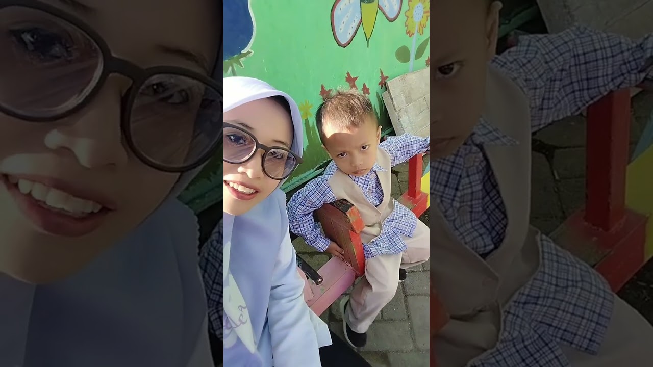 Literasi di Halaman Sekolah #gemarmembaca #fyp #karakterpositif #paudpedia #limakubaca #happy #fun 