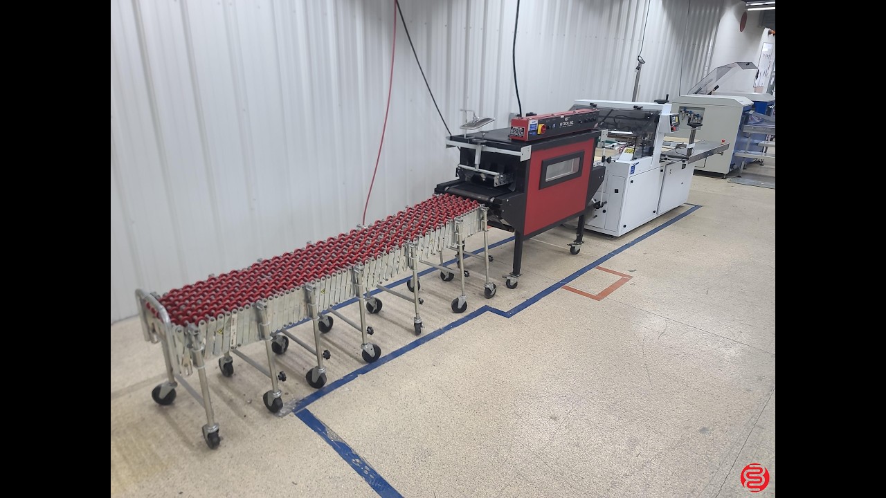 Shrink Tech System STS 22 Intermittent Side Seal Shrink Wrapping System w Hi Tech VST 1709 TMB Heat